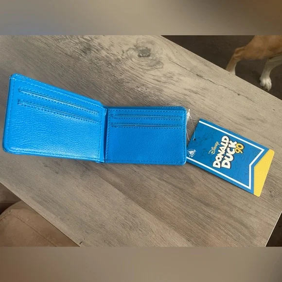 2024 Disney Parks Donald Duck Wallet 90th Anniversary Quacketeer  Billfold NEW - Picture 2 of 6